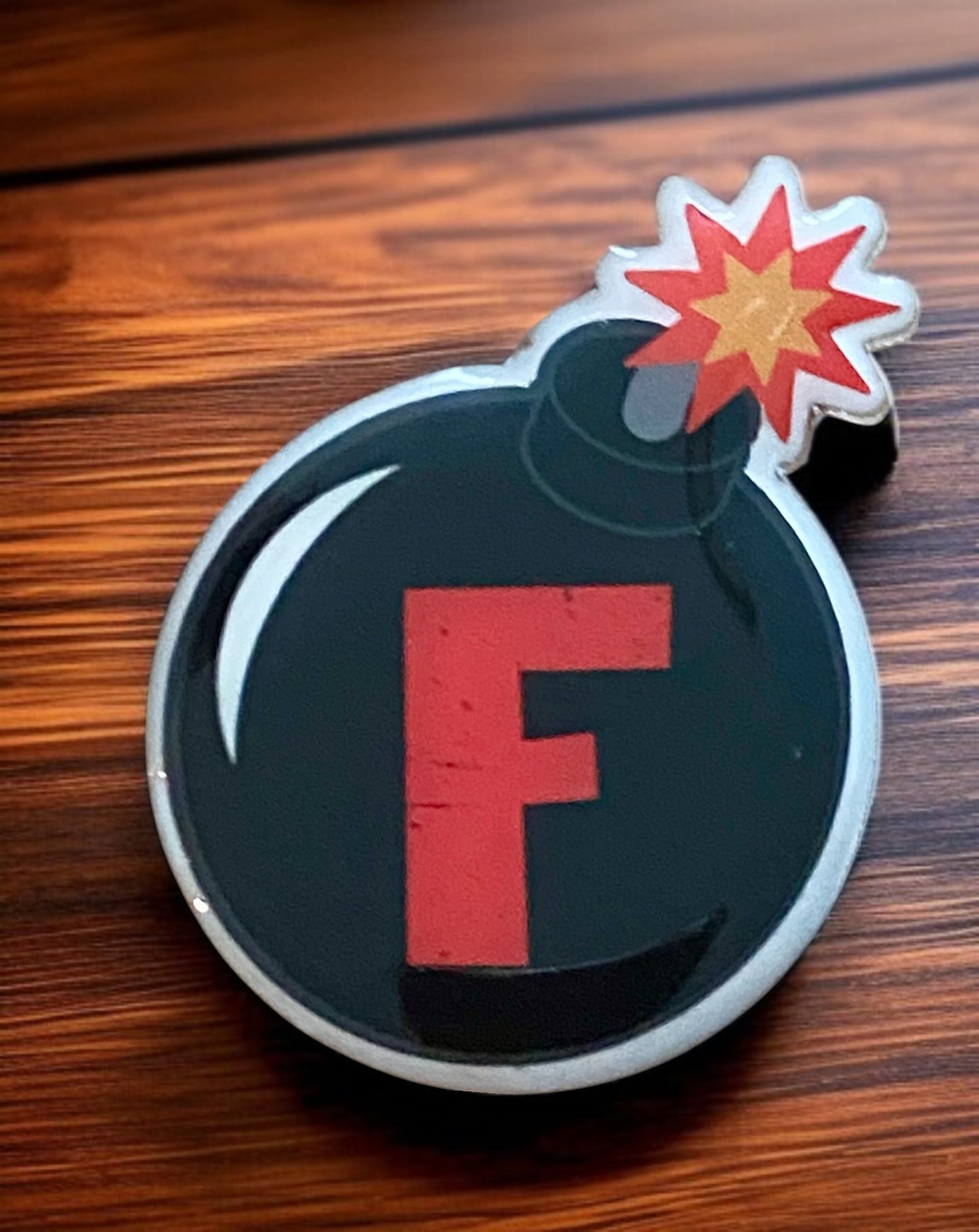 F - Bomb Badge Reel Topper
