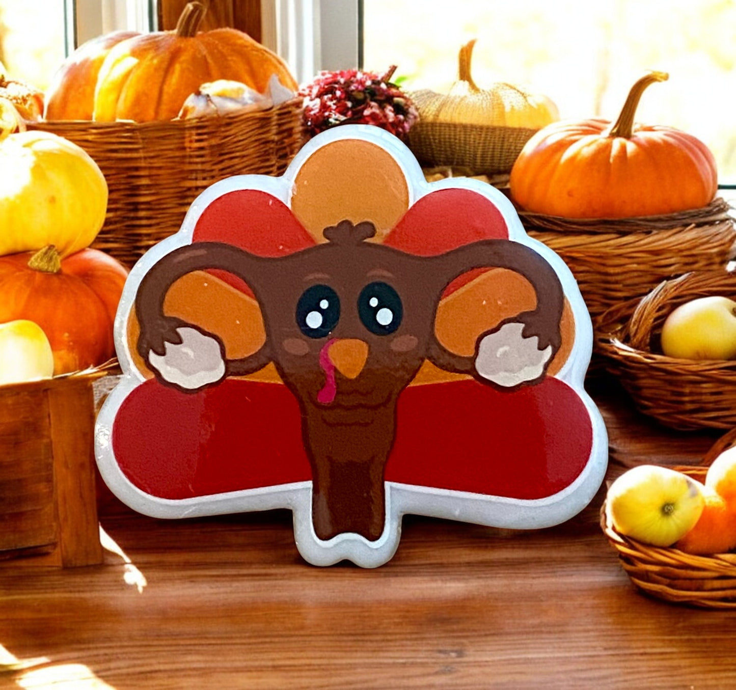 Thanksgiving Uterus Turkey Topper