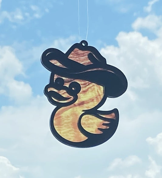 Cowboy Duck Suncatcher