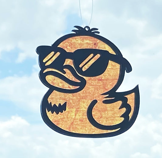 Duck Suncatcher – Funky Window Charm with Sunglasses