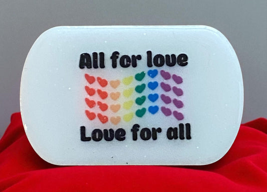 All for Love, Love for All – Badge Reel Topper