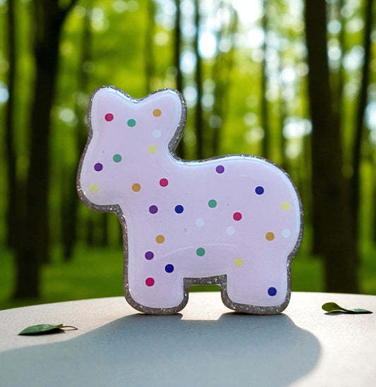Polka Dot Donkey Topper - Looks like a Familiar Cookie
