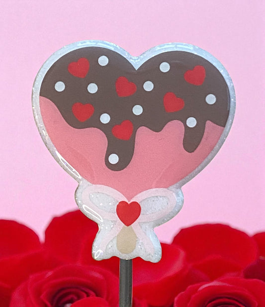 Sweetheart Sprinkle Badge Reel Topper