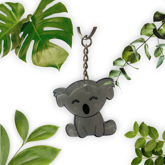 Grey Koala Keychain