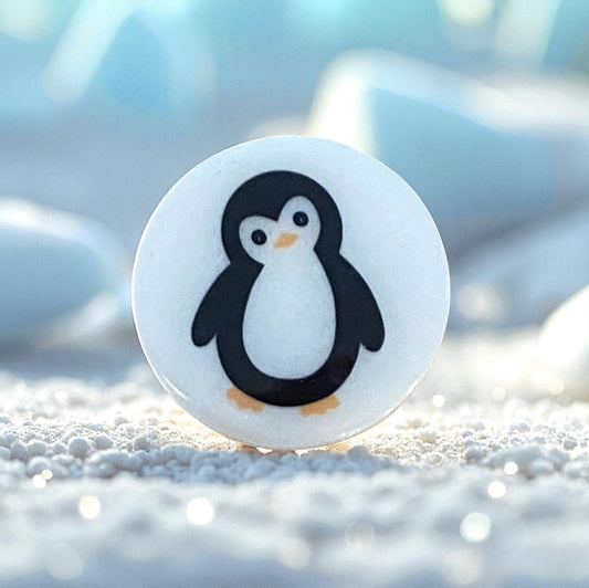 Penguin Badge Reel Topper