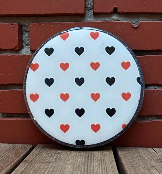 Heart Pop Badge Reel Topper
