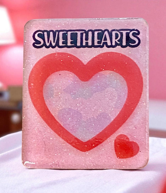 Sweethearts Badge Reel Topper – Retro Candy Vibes